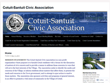 Tablet Screenshot of cotuitcivicassociation.org